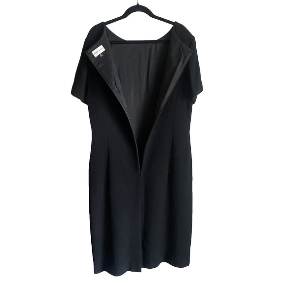 Albert Nipon Womens Size 16 NEW Little Black Dress Classic Casual Office Work - Picture 2 of 15
